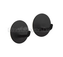 Крючок Рыжий кот Круг черный, 2 шт