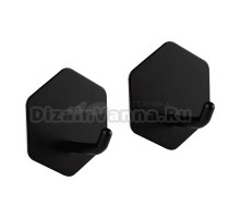 Крючок Рыжий кот Шестиугольник черный, 2 шт