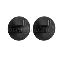 Крючок Рыжий кот 259111 черный, 2 шт