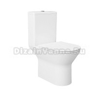 Унитаз-компакт напольный AZARIO Dante 93589 глянцевый белый