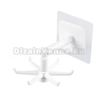 Крючок Рыжий кот PH-06 белый, поворотный