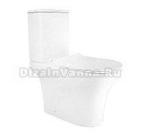 Унитаз-компакт напольный AZARIO Frento AZ-2311 глянцевый белый