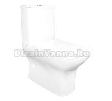 Унитаз-компакт напольный AZARIO Fresco AZ-8302 глянцевый белый