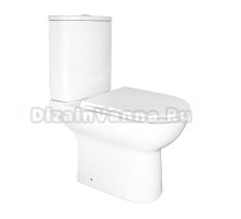 Унитаз-компакт напольный AZARIO Kano 93590 глянцевый белый