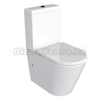 Унитаз-компакт напольный AZARIO Luana AZ-8593 глянцевый белый