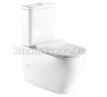 Унитаз-компакт напольный AZARIO Maro AZ-2154 глянцевый белый