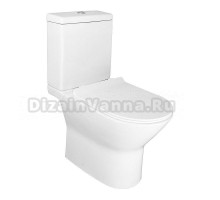 Унитаз-компакт напольный AZARIO Mons AZ-76004 глянцевый белый