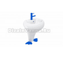 Раковина напольная Creavit Ducky DC052-00CB00E-MA00 53 глянцевая белая, моноблок