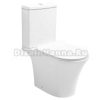 Унитаз-компакт напольный AZARIO Verde AZ-8220 глянцевый белый