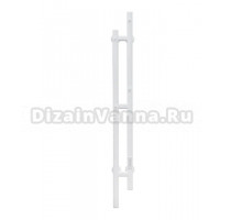 Полотенцесушитель электрический Tera Гротекс 80х1100 110x10 см, матовый белый RAL9016, I-образный, из стали