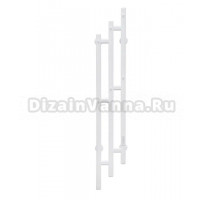 Полотенцесушитель электрический Tera Гротекс 160х1160 115x20 см, матовый белый RAL9016, I-образный, из стали