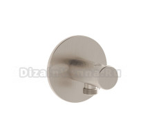 Шланговое подключение VitrA Origin A4262534 с держателем, брашированный никель