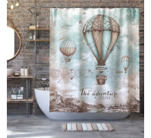 Штора для ванной Valiant Travelling Air 180x180 см