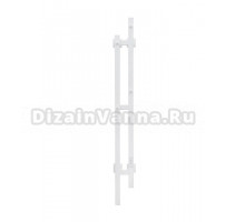 Полотенцесушитель электрический Tera Гротекс квадро 80х1100 110x10 см, матовый белый RAL9016, I-образный, из стали