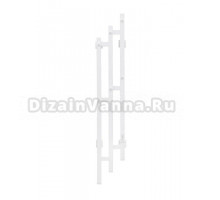 Полотенцесушитель электрический Tera Гротекс квадро 160х1160 115x20 см, матовый белый RAL9016, I-образный, из стали