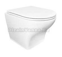 Унитаз подвесной AZARIO Porta AZ-0064 глянцевый белый