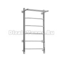 Полотенцесушитель электрический Tera Виктория 400х800 80x45 см, подключение справа, слева, полированный хром, лесенка, с полкой