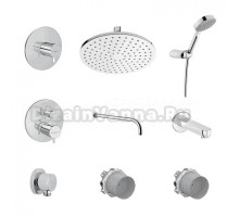 Душевой комплект VitrA A49307EXP С ВНУТРЕННЕЙ ЧАСТЬЮ, хром
