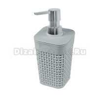 Дозатор для жидкого мыла Plast Team Oslo 225169 настольный, хром, серый