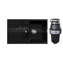 Комплект Мойка Lava L6.LAV + Измельчитель KUCHENSTERN Muhle