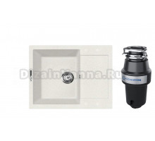 Комплект Мойка Lava L7.LAT, latte + Измельчитель KUCHENSTERN Muhle