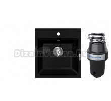 Комплект Мойка Lava Q1.LAV + Измельчитель KUCHENSTERN Muhle