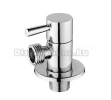 Вентиль Aquasfera 1073 угловой, с отражателем, 1/2" НРx1/2" НР