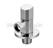 Вентиль Aquasfera 1079 угловой, с отражателем, 1/2" НРx1/2" НР