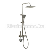 Душевая стойка Профсан 900 ПСМ-900-81GA с гигиеническим душем, графит