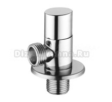 Вентиль Aquasfera 1072 угловой, с отражателем, 1/2" НРx3/4" НР