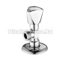 Вентиль Aquasfera 1075 угловой, с отражателем, 1/2" НРx3/4" НР