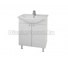 Тумба с раковиной La Fenice Spectrum Рондо 60 Элегия напольная, белая