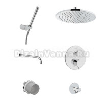 Душевой комплект VitrA Origin A49311EXP С ВНУТРЕННЕЙ ЧАСТЬЮ, хром