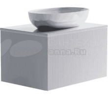 Тумба с раковиной Астра-Форм М-40 80 подвесная, 1 ящик, белая