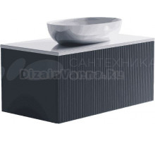 Тумба с раковиной Астра-Форм М-40 90 подвесная, 1 ящик, синяя