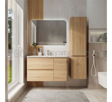 Мебель для ванной комнаты Itana Roberto 100 подвесная, дуб мавелла голд