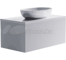 Тумба с раковиной Астра-Форм М-40 100 подвесная, 1 ящик, белая