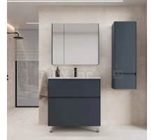 Мебель для ванной комнаты Style Line Лима 100 см напольная LINE 100 2 ящика PLUS Графит ЭМАЛЬ