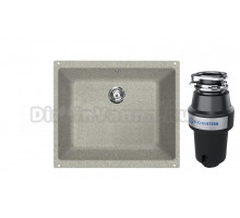 Комплект Мойка Lava U1, scandic + Измельчитель KUCHENSTERN Muhle