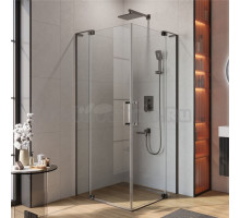 Душевой уголок Cezares Slider A 2 90/100 C GM профиль оружейная сталь, стекло прозрачное