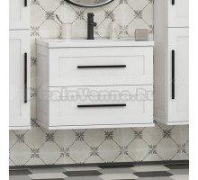 Тумба с раковиной Misty Модерн 70 подвесная, матовая белая