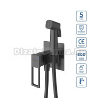 Гигиенический душ BelBagno Luce LUC-HGN-NERO со смесителем, черный матовый