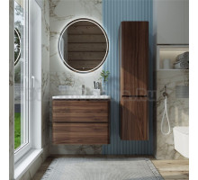 Мебель для ванной комнаты Itana Roberto 70 подвесная, орех пекан шоколад