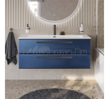 Тумба под раковину без столешницы Cezares Eco Cer-N 120 sapfiro, ручки матовые черные