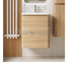 Тумба с раковиной Itana Roberto 50 подвесная, дуб мавелла голд