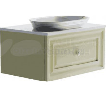 Тумба с раковиной Астра-Форм Шарм 80 подвесная, 1 ящик, бежевая