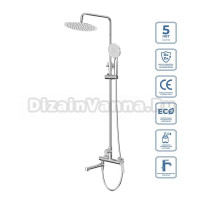 Душевая стойка BelBagno Unique UNIQUE-VSCM-CRM хром