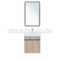 Мебель для ванной комнаты Aquanet Оптима 50 подвесная, дуб светлый