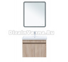 Мебель для ванной комнаты Aquanet Оптима 70 подвесная, дуб светлый