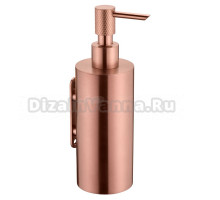 Дозатор для жидкого мыла Boheme Uno 10977-CB настенный, медь